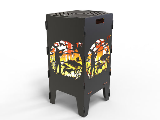 Picture - 2. Hunting fire pit, grill and bbq. DXF files for plasma, laser, CNC. Firepit.