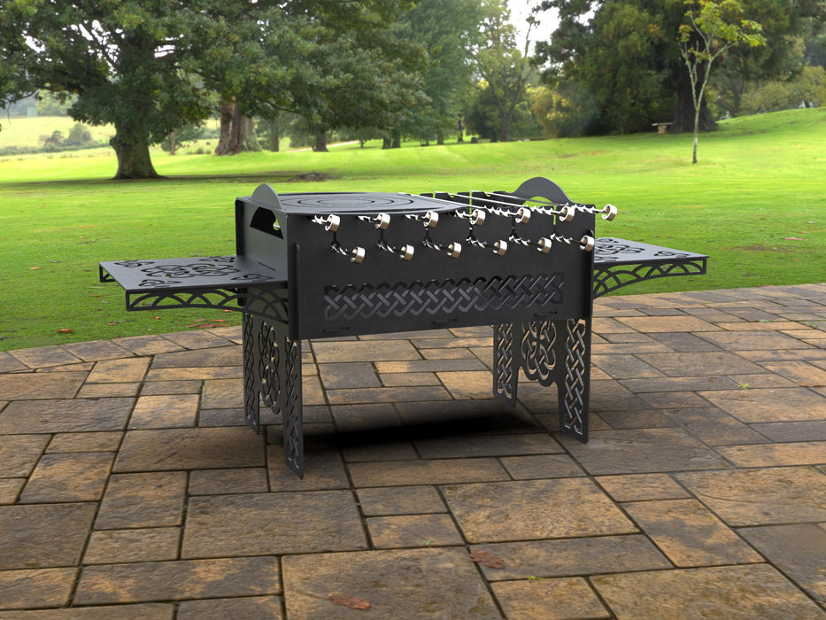 Picture - 3. Nordic Fire Pit Grill. Files DXF, SVG for CNC, Plasma, Laser, Waterjet. Brazier. FirePit. Barbecue.