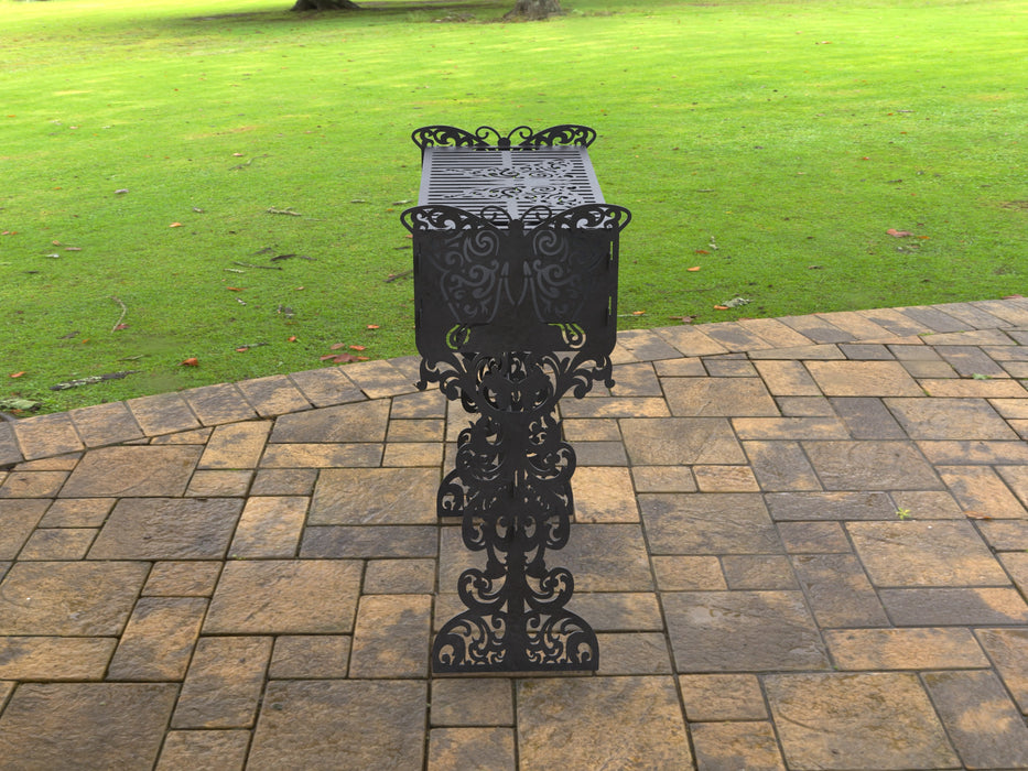 Picture - 2. Butterfly Fire Pit Grill. Files DXF, SVG for CNC, Plasma, Laser, Waterjet. Brazier. FirePit. Barbecue.