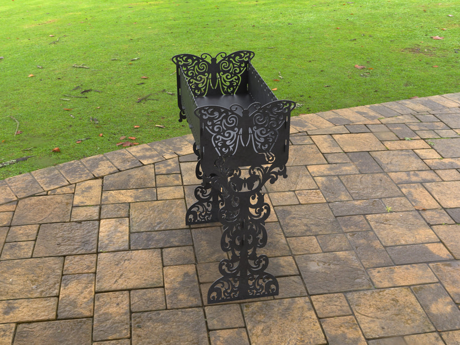 Picture - 6. Butterfly Fire Pit Grill. Files DXF, SVG for CNC, Plasma, Laser, Waterjet. Brazier. FirePit. Barbecue.