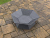 Picture - 3. Hexagon Fire Pit II. Files DXF, SVG for CNC, Plasma, Laser, Waterjet. Garden Fireplace. FirePit. Metal Art Decoration.