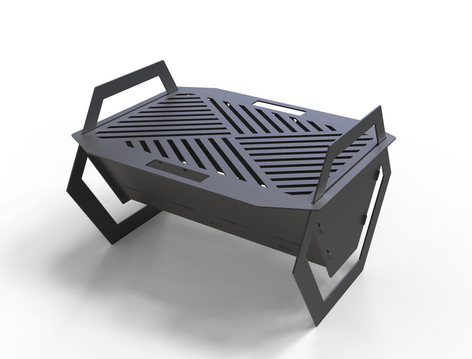 Picture - 3. Hexagon fire pit, grill and bbq. DXF files for plasma, laser, CNC. Firepit.