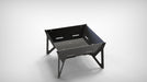 Picture - 8. Square V3 32" fire pit, grill and bbq. DXF files for plasma, laser, CNC. Firepit.