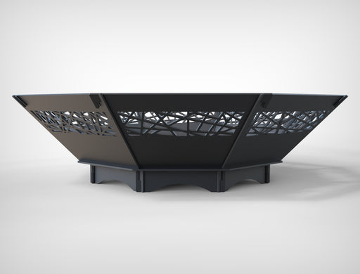 Picture - 2. Octagon V1 fire pit for camping or backyard. DXF files for plasma, laser, CNC. Firepit.