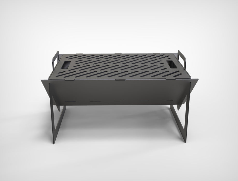 Picture - 3. Barbecue fire pit and grill V2. DXF files for plasma, laser, CNC. Firepit.