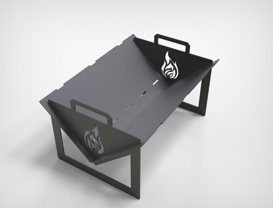 Picture - 4. Barbecue fire pit and grill V2. DXF files for plasma, laser, CNC. Firepit.