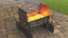 Picture - 7. Combine Harvester Fire Pit Grill. Files DXF, SVG for CNC, Plasma, Laser, Waterjet. Brazier. FirePit. Barbecue.