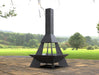 Picture - 6. Pyramid Rocket Fire Pit. Files DXF, SVG for CNC, Plasma, Laser, Waterjet. Garden Fireplace. FirePit. Metal Art Decoration.