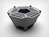 Picture - 8. Pentagon fire pit, grill and bbq. DXF files for plasma, laser, CNC. Firepit.