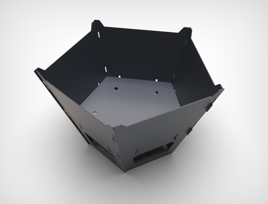 Picture - 5. Pentagon fire pit, grill and bbq. DXF files for plasma, laser, CNC. Firepit.