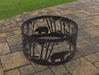 Picture - 1. Fire Pit Ring Bear. Files DXF, SVG for CNC, Plasma, Laser, Waterjet. Garden Fireplace. FirePit. Metal Art Decoration.