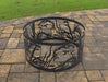 Picture - 3. Fire Pit Ring Fish. Files DXF, SVG for CNC, Plasma, Laser, Waterjet. Garden Fireplace. FirePit. Metal Art Decoration.