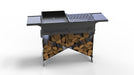 Picture - 8. Brazier X V1, Campfire pit for camping, mangal, fire pit, grill and bbq. DXF files for plasma, laser, CNC. Firepit.