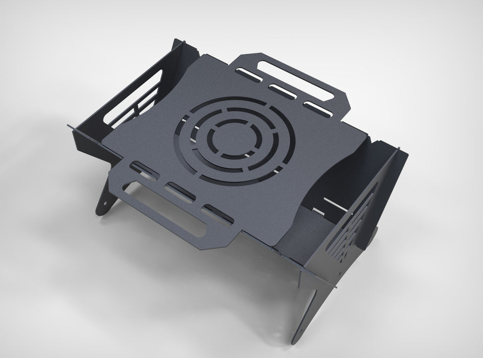 Picture - 3. Mix V2 fire pit, grill and bbq. DXF files for plasma, laser, CNC. Firepit.