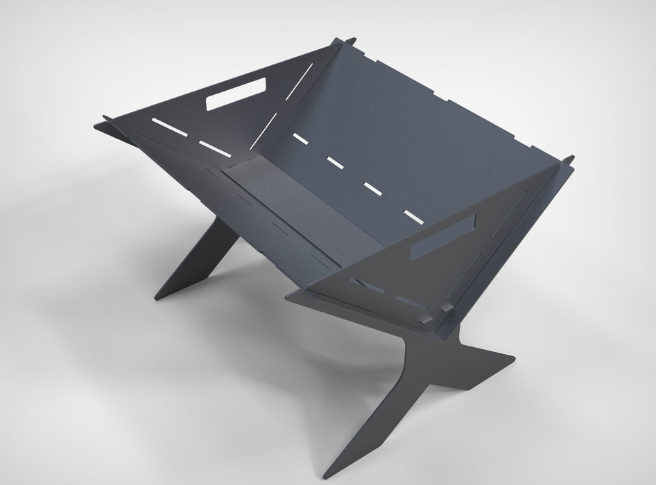 Picture - 5. X V2 fire pit, grill and bbq. DXF files for plasma, laser, CNC. Firepit.