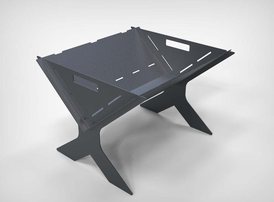Picture - 7. X V2 fire pit, grill and bbq. DXF files for plasma, laser, CNC. Firepit.