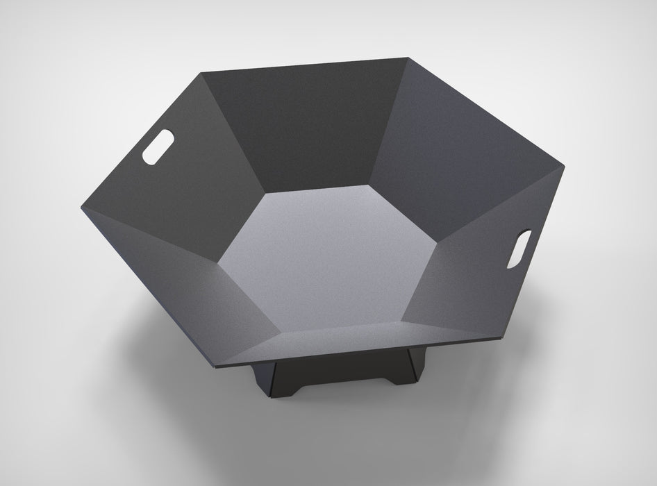 Picture - 3. Hexagon V6 fire pit for camping or backyard. DXF files for plasma, laser, CNC. Firepit.