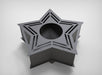 Picture - 12. Star fire pit, grill and bbq. DXF files for plasma, laser, CNC. Firepit.