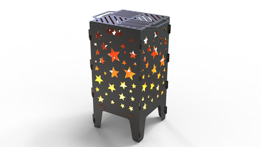 Picture - 2. Stars fire pit, grill and bbq. DXF files for plasma, laser, CNC. Firepit.