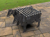 Picture - 7. Cow Fire Pit Grill. Files DXF, SVG for CNC, Plasma, Laser, Waterjet. Brazier. FirePit. Barbecue.