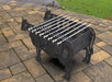 Picture - 8. Cow Fire Pit Grill. Files DXF, SVG for CNC, Plasma, Laser, Waterjet. Brazier. FirePit. Barbecue.