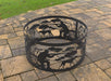 Picture - 1. Fire Pit Ring Hunting. Files DXF, SVG for CNC, Plasma, Laser, Waterjet. Garden Fireplace. FirePit. Metal Art Decoration.