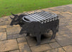 Picture - 2. Bull Fire Pit Grill. Files DXF, SVG for CNC, Plasma, Laser, Waterjet. Brazier. FirePit. Barbecue.