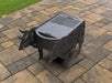 Picture - 5. Bull Fire Pit Grill. Files DXF, SVG for CNC, Plasma, Laser, Waterjet. Brazier. FirePit. Barbecue.
