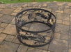 Picture - 2. Fire Pit Ring Fishing. Files DXF, SVG for CNC, Plasma, Laser, Waterjet. Garden Fireplace. FirePit. Metal Art Decoration.