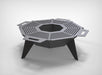 Picture - 3. Octagon UFO fire pit, grill and bbq. DXF files for plasma, laser, CNC. Firepit.
