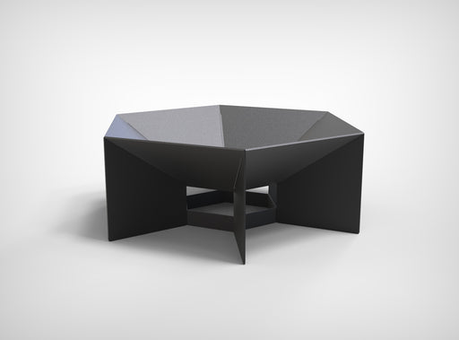 Picture - 2. Hexagon V5 fire pit for camping or backyard. DXF files for plasma, laser, CNC. Firepit.