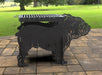 Picture - 1. English Bulldog Fire Pit Grill. Files DXF, SVG for CNC, Plasma, Laser, Waterjet. Brazier. FirePit. Barbecue.