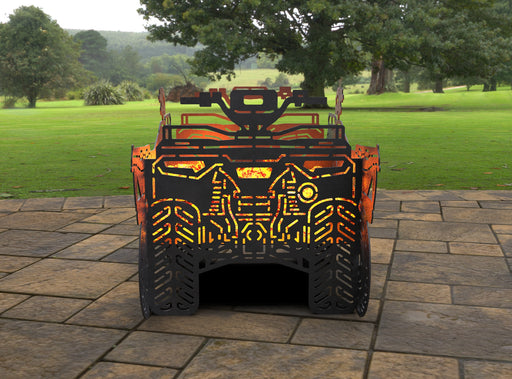 Picture - 2. All-terrain vehicle ATV Fire Pit Grill. Files DXF, SVG for CNC, Plasma, Laser, Waterjet. Brazier. FirePit. Barbecue.