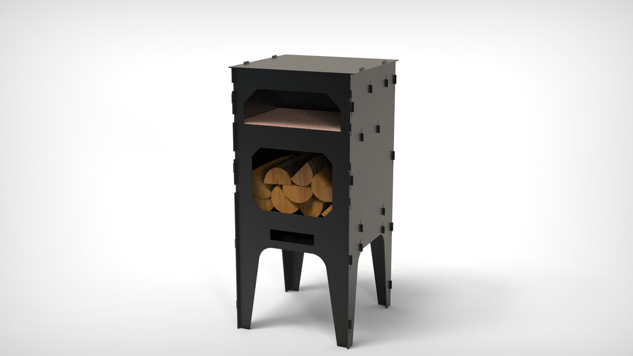 Picture - 15. Pizza Oven and Stove for Cauldron. DXF files for plasma, laser, CNC. Outdoor pizza.