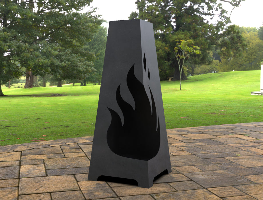 Picture - 2. Fire Pyramid Fire Pit. Files DXF, SVG for CNC, Plasma, Laser, Waterjet. Garden Fireplace. FirePit. Metal Art Decoration.