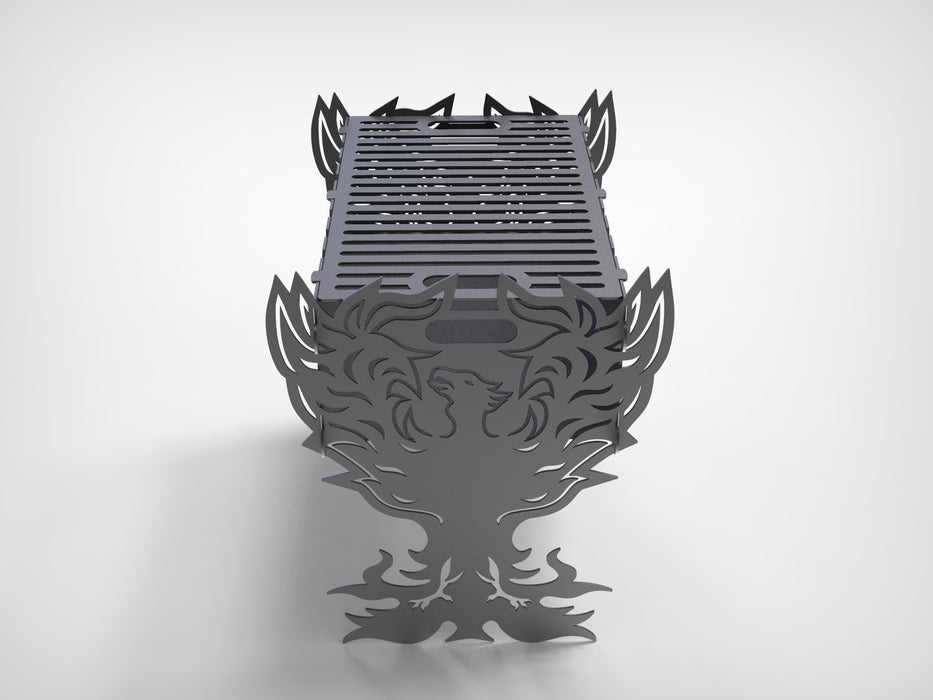 Picture - 2. Fenix fire pit, grill and bbq. DXF files for plasma, laser, CNC. Firepit.