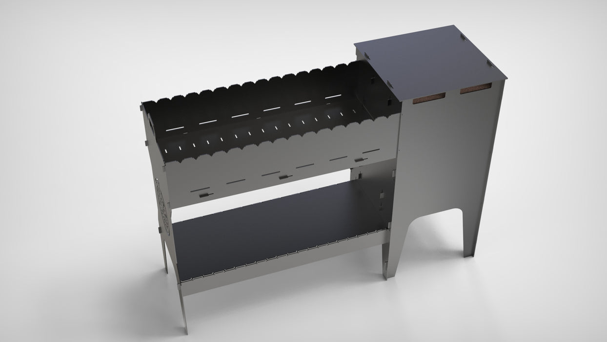 Picture - 8. Pizza Oven and Stove for Cauldron and Barbecue grill. DXF files for plasma, laser, CNC.