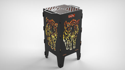 Picture - 2. Boar fire pit, grill and bbq. DXF files for plasma, laser, CNC. Firepit.