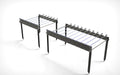 Picture - 1. Automatic skewers barbecue Eco 70. Portable Bbq, Grill for Camping. DXF files for plasma, laser, CNC.