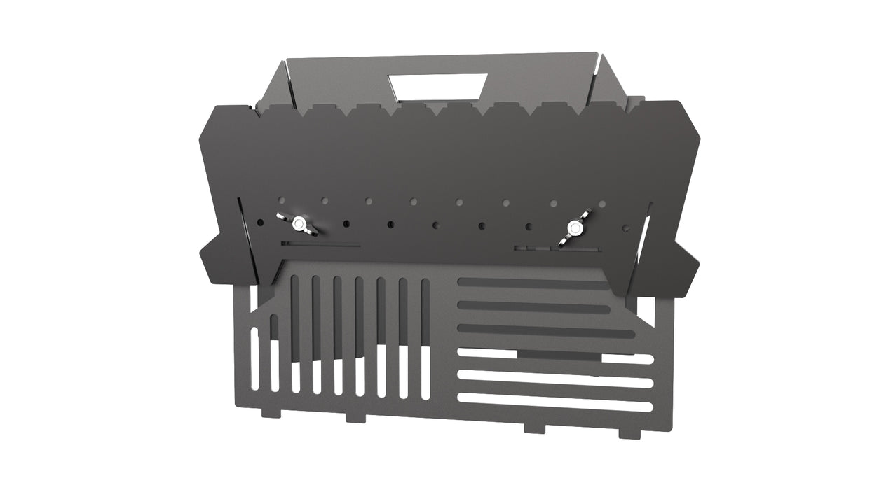Picture - 9. Flat pack, Campfire pit for camping, mangal, fire pit, grill and bbq. DXF files for plasma, laser, CNC. Firepit.