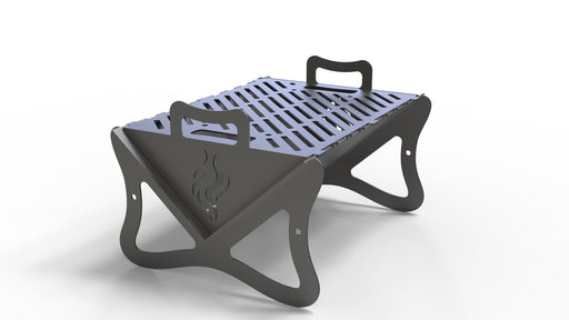 Picture - 2. Flat pack V2, Campfire pit for camping, mangal, fire pit, grill and bbq. DXF files for plasma, laser, CNC. Firepit.