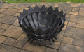 Picture - 8. Leaves Scales Fire pit. Files DXF, SVG for CNC, Plasma, Laser, Waterjet. Garden Fireplace. FirePit. Metal Art Decoration.