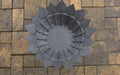 Picture - 5. Open Leaves Scales Fire pit. Files DXF, SVG for CNC, Plasma, Laser, Waterjet. Garden Fireplace. FirePit. Metal Art Decoration.