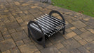 Picture - 5. Flat pack Fire Pit Grill. Files DXF, SVG for CNC, Plasma, Laser, Waterjet. Brazier. FirePit. Barbecue.