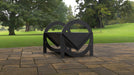 Picture - 8. Flat pack Fire Pit Grill. Files DXF, SVG for CNC, Plasma, Laser, Waterjet. Brazier. FirePit. Barbecue.