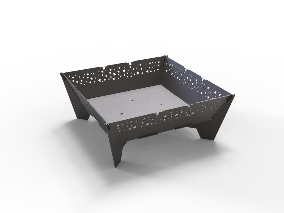 Picture - 3. Star 39'' fire pit, grill and bbq. DXF files for plasma, laser, CNC. Firepit.