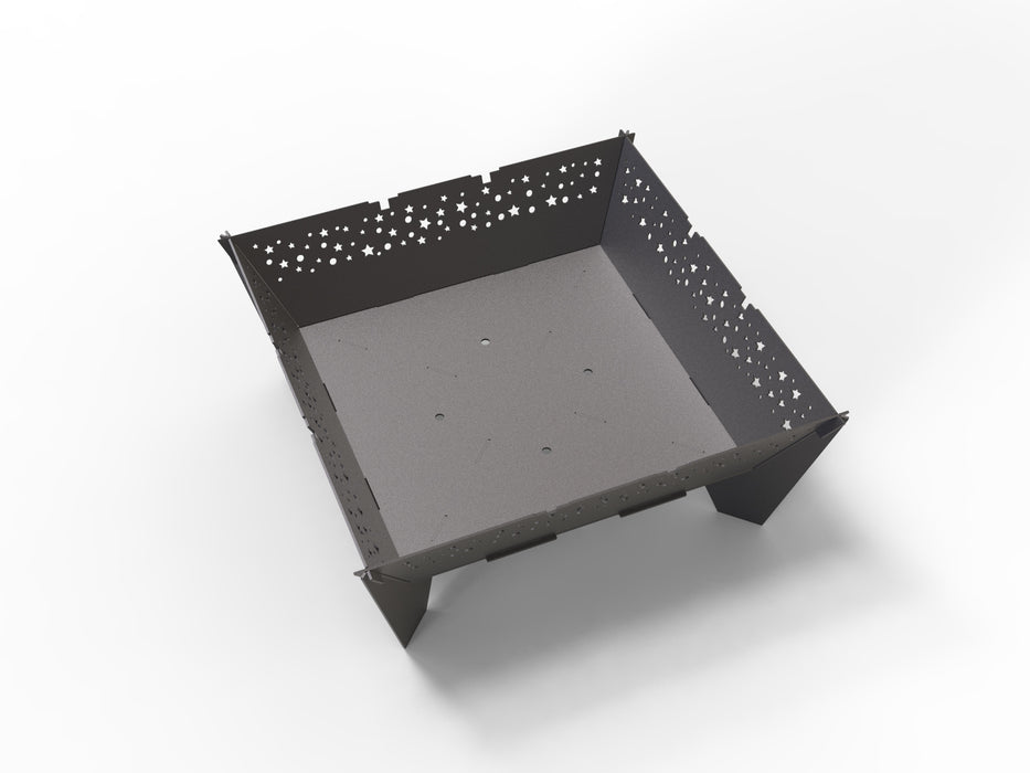 Picture - 4. Star 39'' fire pit, grill and bbq. DXF files for plasma, laser, CNC. Firepit.