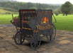 Picture - 3. Stagecoach Carriage Fire Pit Grill. Files DXF, SVG for CNC, Plasma, Laser, Waterjet. Brazier. FirePit. Barbecue.
