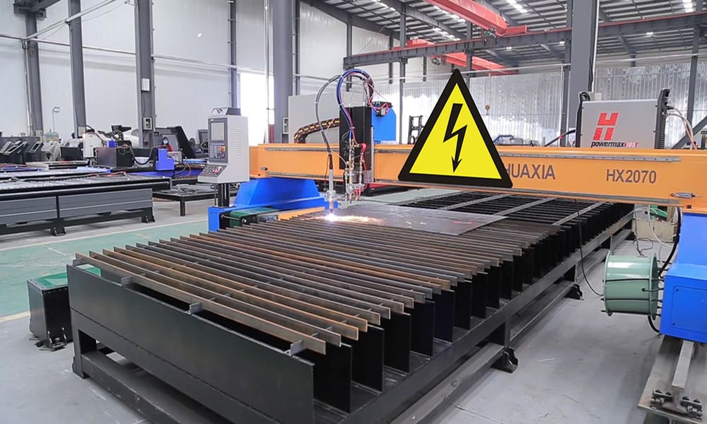 Sicurezza elettrica per il taglio laser e al plasma
